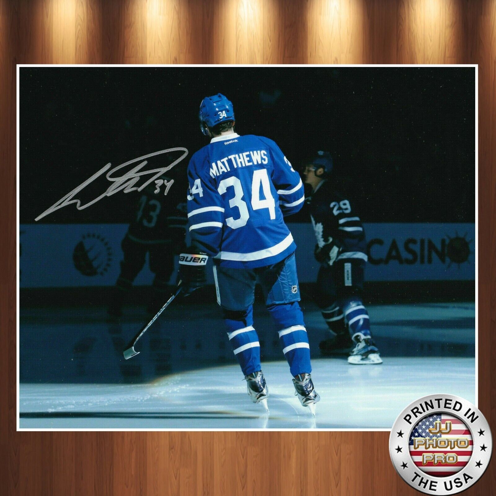 Auston Matthews Autographed Signed 8x10 Photo Poster painting (Maple Leafs) REPRINT