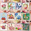12Pcs DIY Diamond Painting Greeting Card with Envelopes&Tools Diamond Painting Greeting Card Set Multi Purpose Creative Birthday & Thanksgiving Card Kit