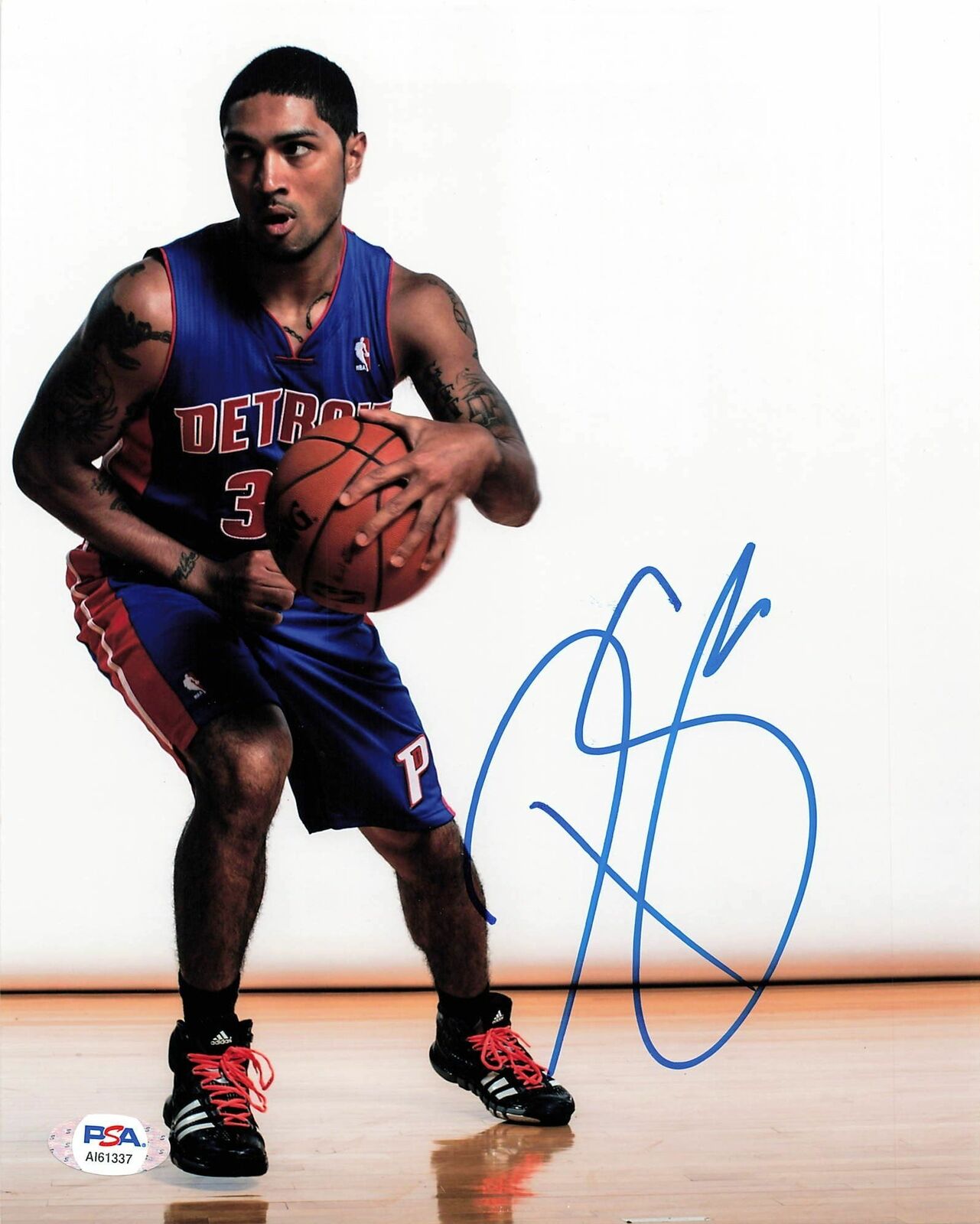 PEYTON SILVA signed 8x10 Photo Poster painting PSA/DNA Detroit Pistons Autographed