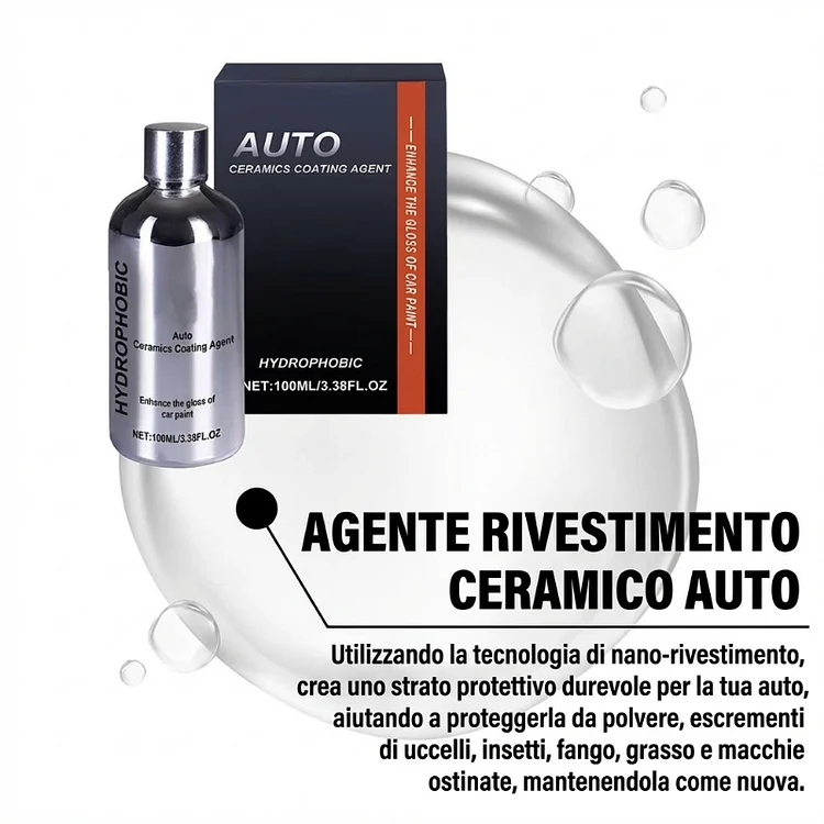 Spray rivestimento nano ceramico per auto