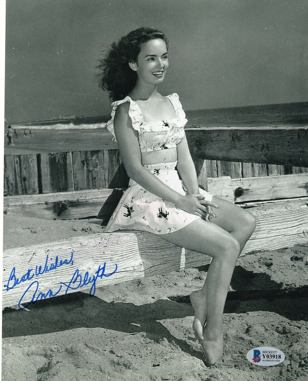 Ann Blyth Signed Mildred Place Movie 8x10 Photo Poster painting w/Beckett COA Y03918