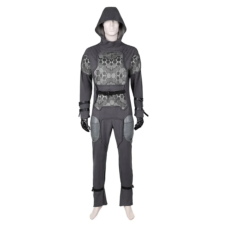 Movie Dune: Part Two (2024) Paul Atreides Gray Jumpsuit Protection Outfits Cosplay Costume Halloween Carnival Suit