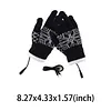 USB Electric Heated Gloves Touchscreen Thick Cycling Glove for Winter Ski Sports