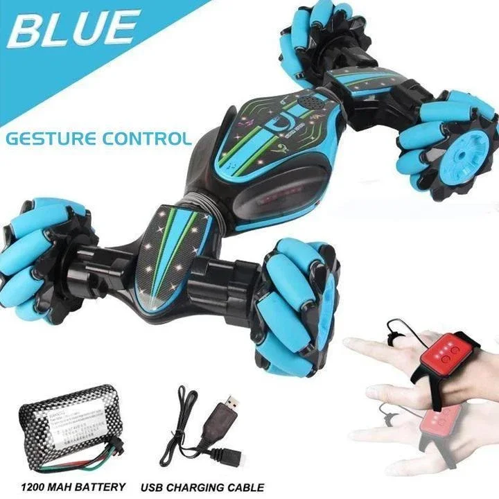 christmas pre sale gesture control double sided stunt car