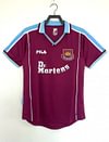 1999-2001 Retro West Ham United Football Shirt Home 1:1 Thai Quality