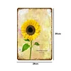 Sunflower - Vintage Metal Signs - 20*30cm/30*40cm - Garden