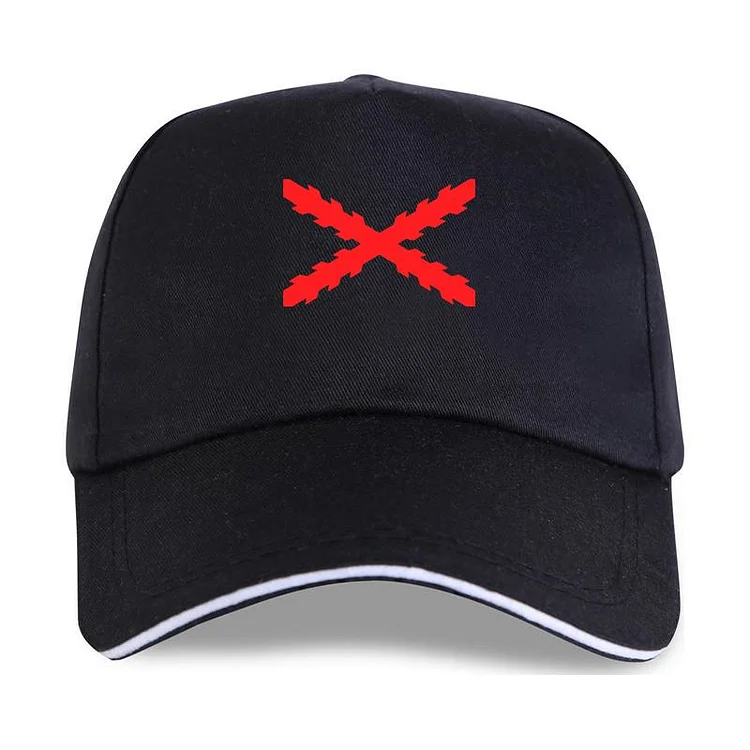 Spanish Empire Burgundy Flags Men Burgundy Cross Baseball cap Cotton Spain Burgundy Cross Flag Men