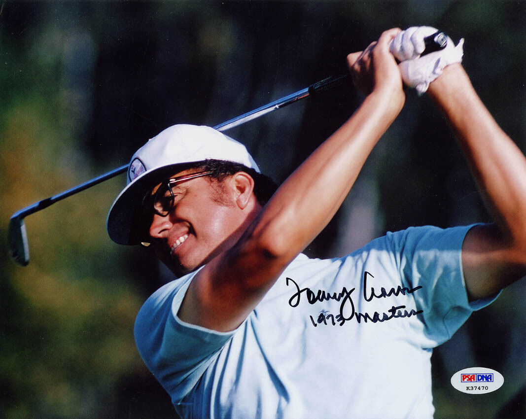 Tommy Aaron SIGNED 8x10 Photo Poster painting + 1973 Masters PSA/DNA AUTOGRAPHED