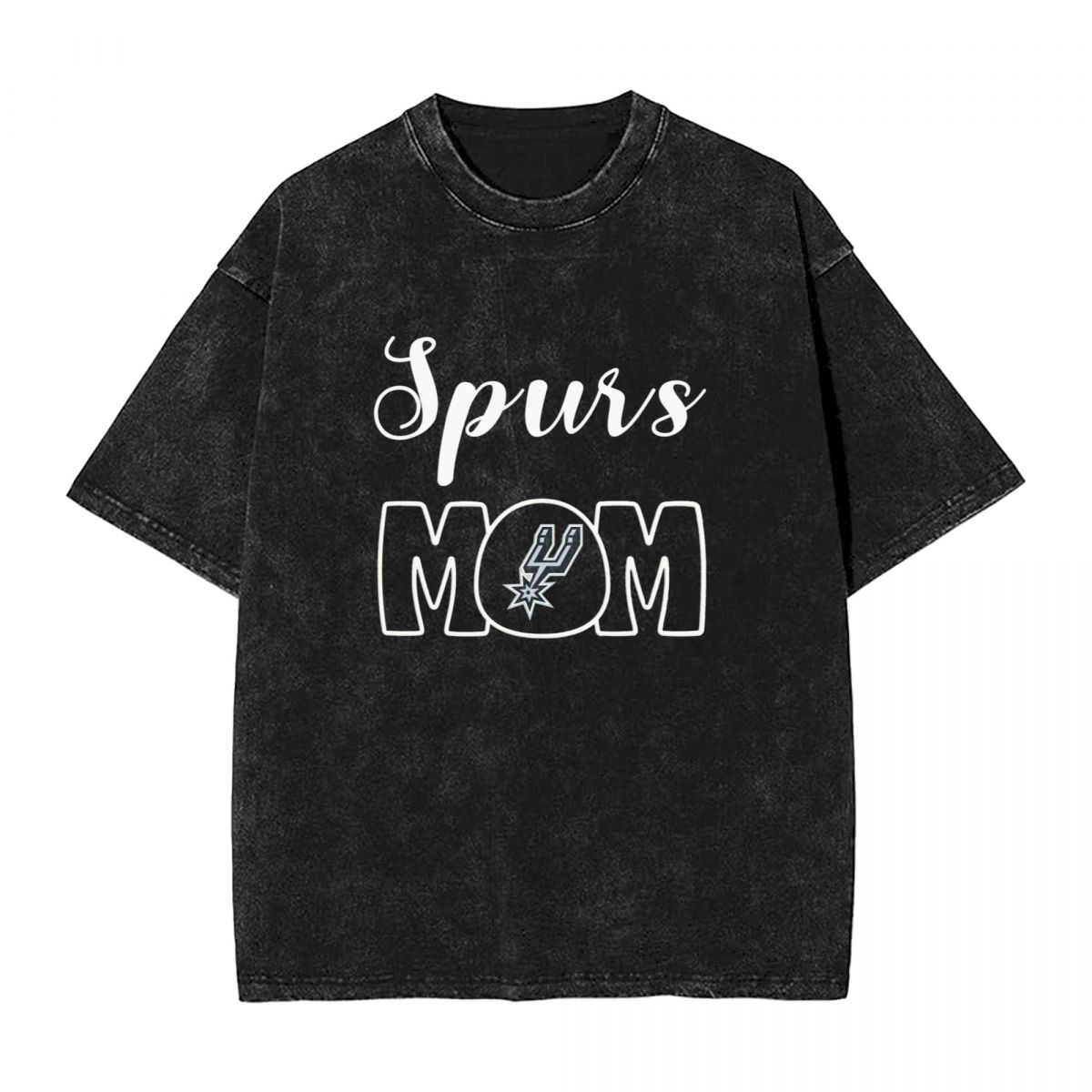 San Antonio Spurs Mom Men's Vintage Oversized T-Shirts