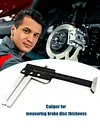 Brake Thickness Measuring Vernier Caliper Car Tyre Plate Wear Depth Ruler