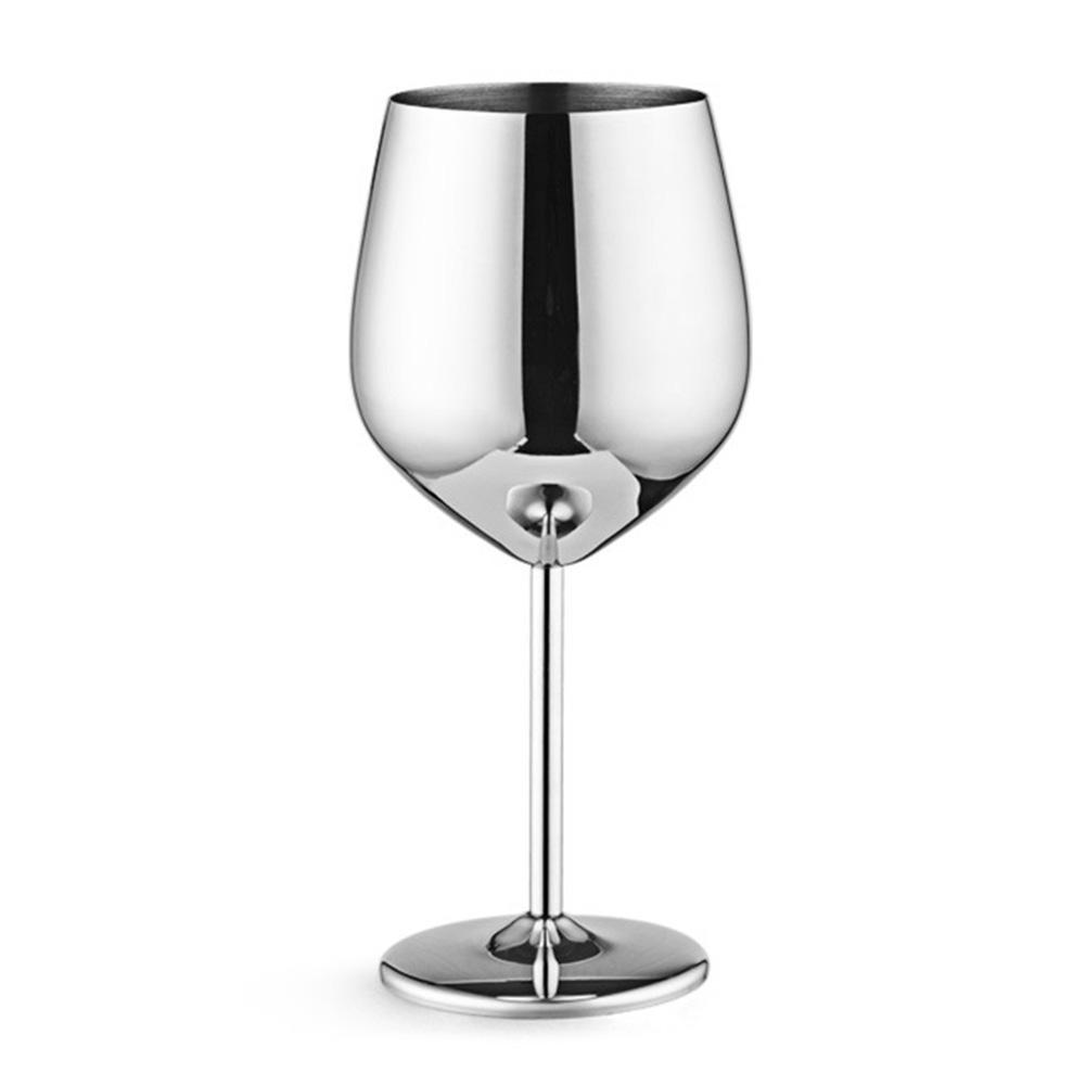 

500Ml Stainless Steel Juice Goblet Drum Shape Red Wine Cup, 501 Original