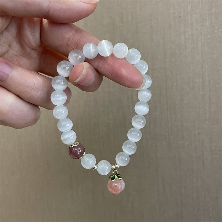 Peach Pendant Opal Bracelet KERENTILA