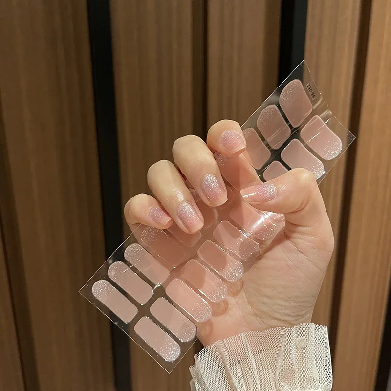 Churchf Fashionable Blue Diamonds Nail Art Stickers Collection Manicure DIY Nail Polish Strips Wraps for Party Decor-Nail Inspo