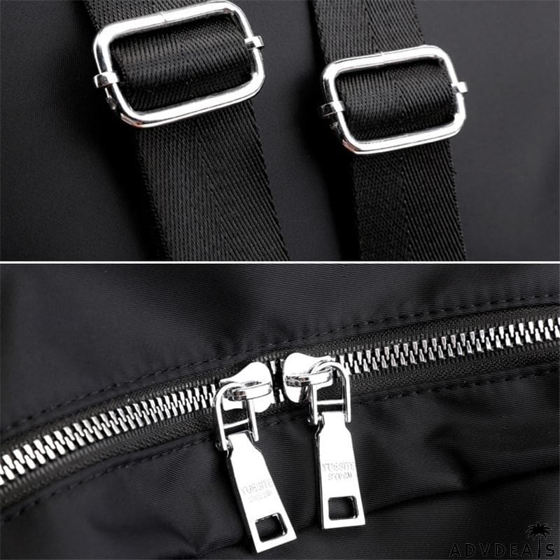 Great Simple Design Single Flat Top Handle All-Around Zip Fastening Backpack