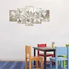 5pcs Diamond Painting Full Round Drill Lily(95*45 CM)