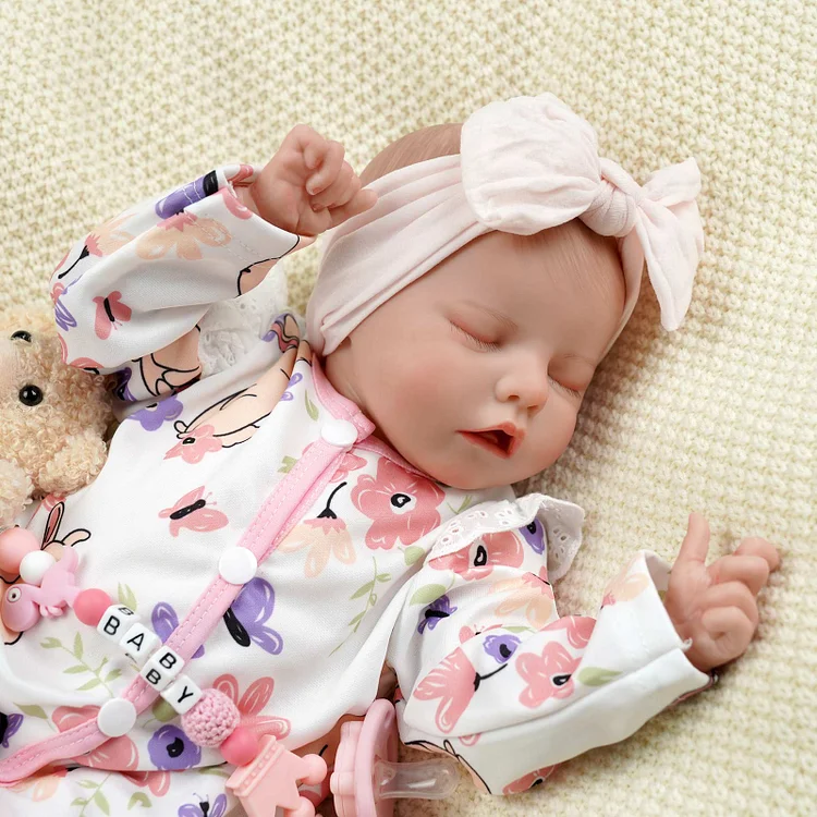 Real Lifelike Asleep Super Realistic Babies 17'' Reborn Cutest Newborn ...