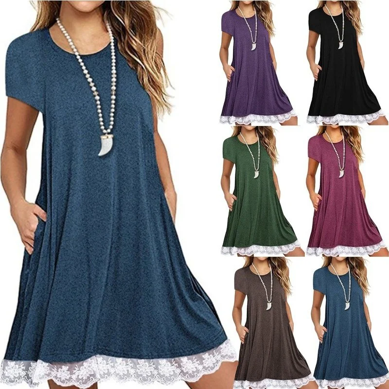 New Arrival--Lace Patchwork Dress(Buy 2 Free Shipping)