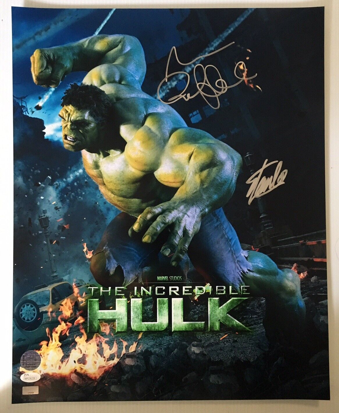 Stan Lee Mark Ruffalo Signed Autographed 16x20 Photo Poster painting JSA CELEBRITY AUTHENTICS 1