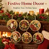 6pcs DIY Pearl Diamond Painting Christmas Tree Hanging Ornaments