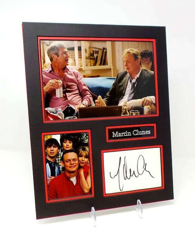 Martin CLUNES Signed Mounted Photo Poster painting Display AFTAL COA Gary in Men Behaving Badly