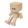 Shaking Feet Wooden Dolls Ornaments Wooden Figure Shaking Feet for Car Sedan SUV