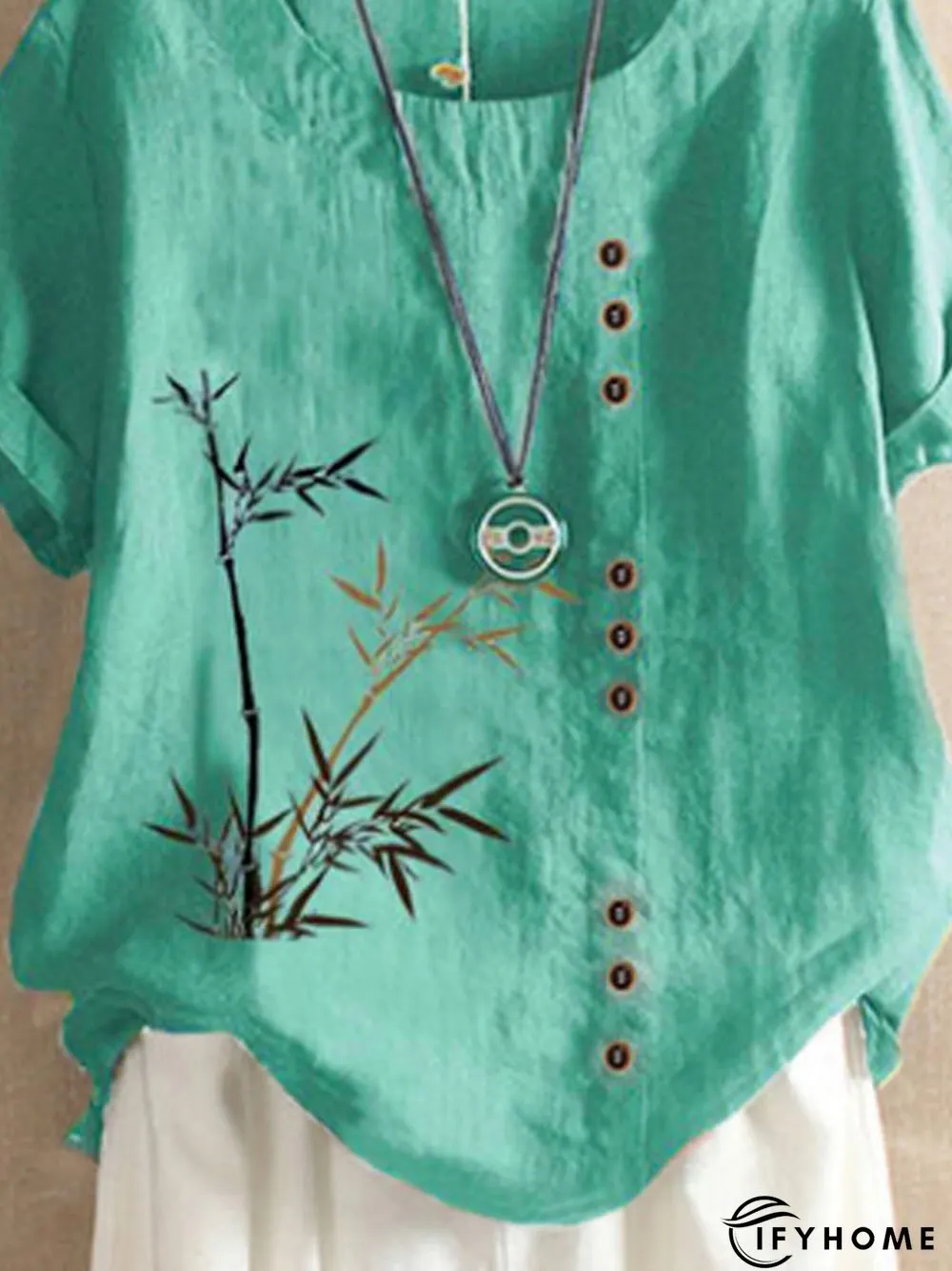 Loose Crew Neck Casual T-shirt | IFYHOME