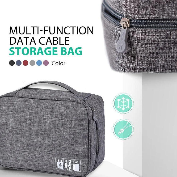 Multi-Function Data Cable Storage Bag | 168DEAL