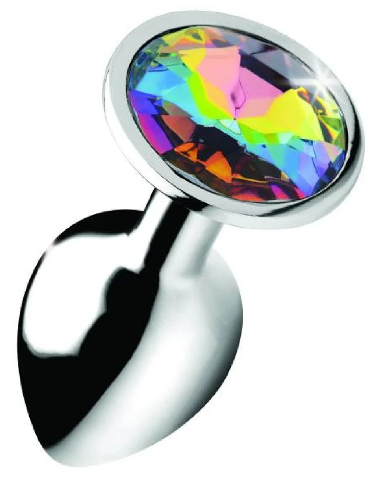 Pornhint Booty Sparks Rainbow Prism Gem Anal Plug - Large