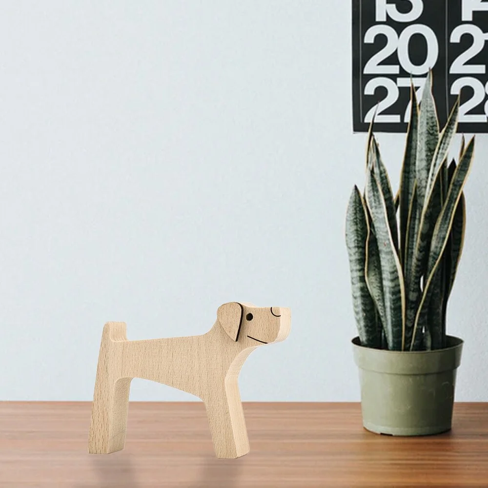 Personalise Dog Home Decor Figurines Handmade Ornaments Home Decoration Miniature Figurines For Bedroom Home Office Shelf Decor