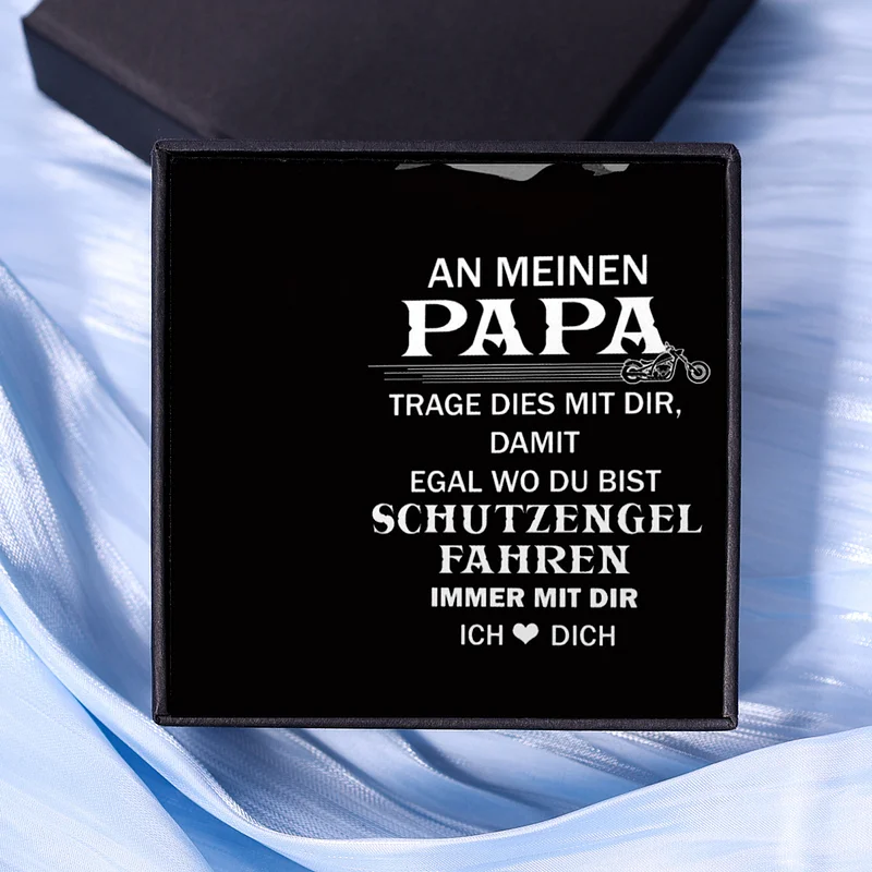 Kettenmachen An meinen Opa - Personalisierte Text & Foto Holzrahmen  Bilderrahmen 22.99