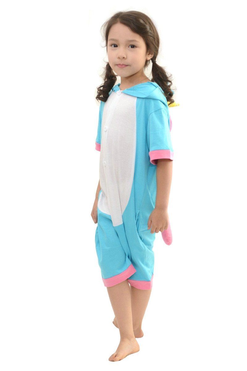 Kids Unicorn Animal Onesies Kigurumi summer Costume Pajamas-Pajamasbuy