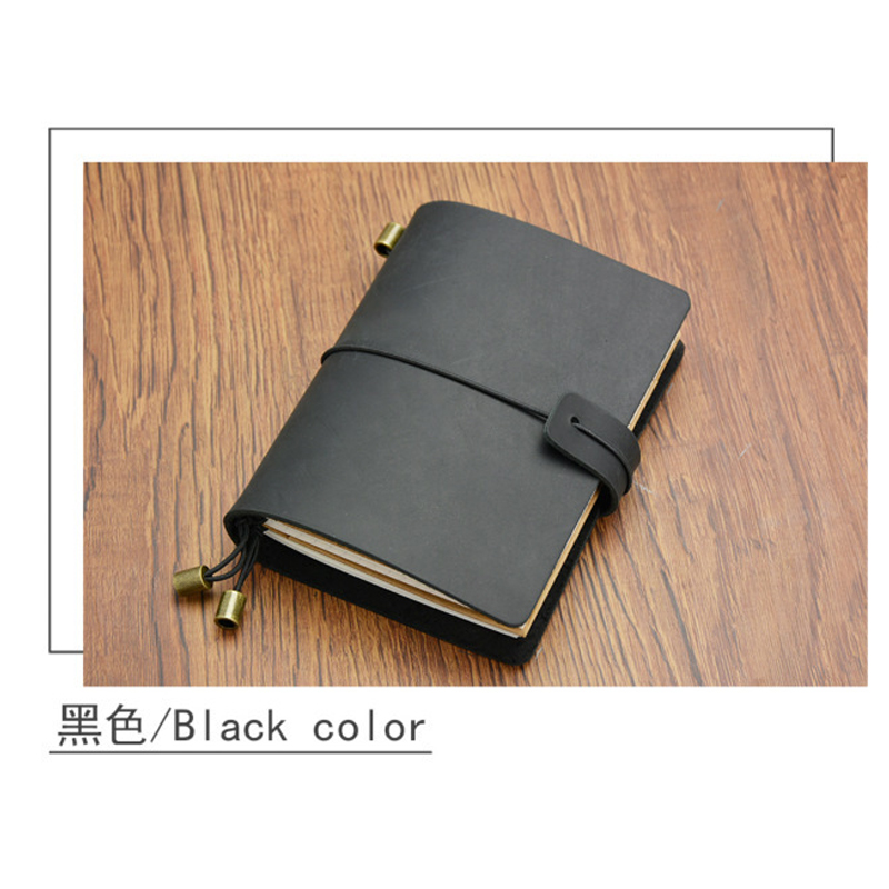 Fromthenon Crazy Horse Genuine Leather Traveler's Notebook Vintage Business Planner Passport Standard Diary Scrapbook Stationery
