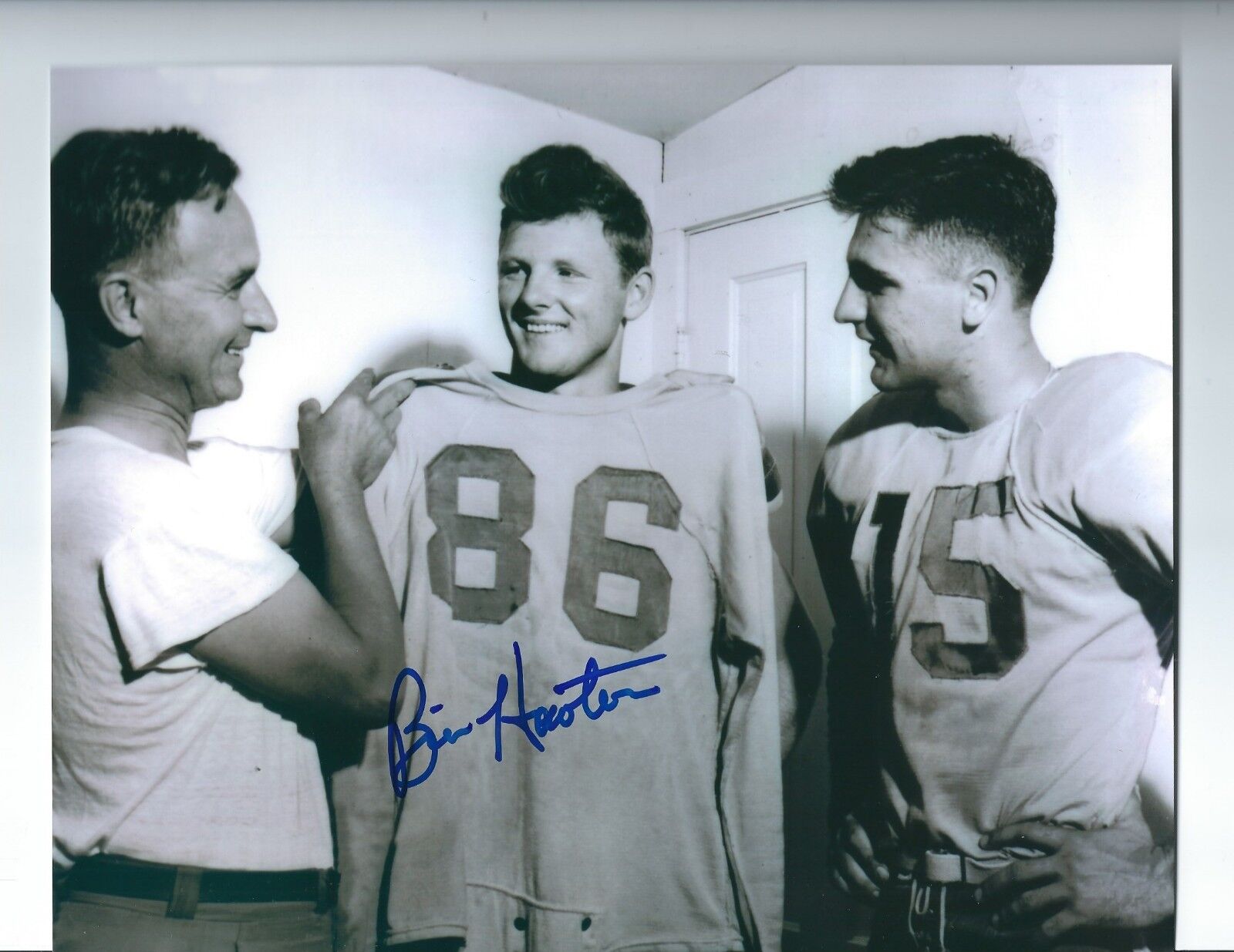 Autographed BILLY HOWTON Green Bay Packers 8x10 Photo Poster painting w/COA