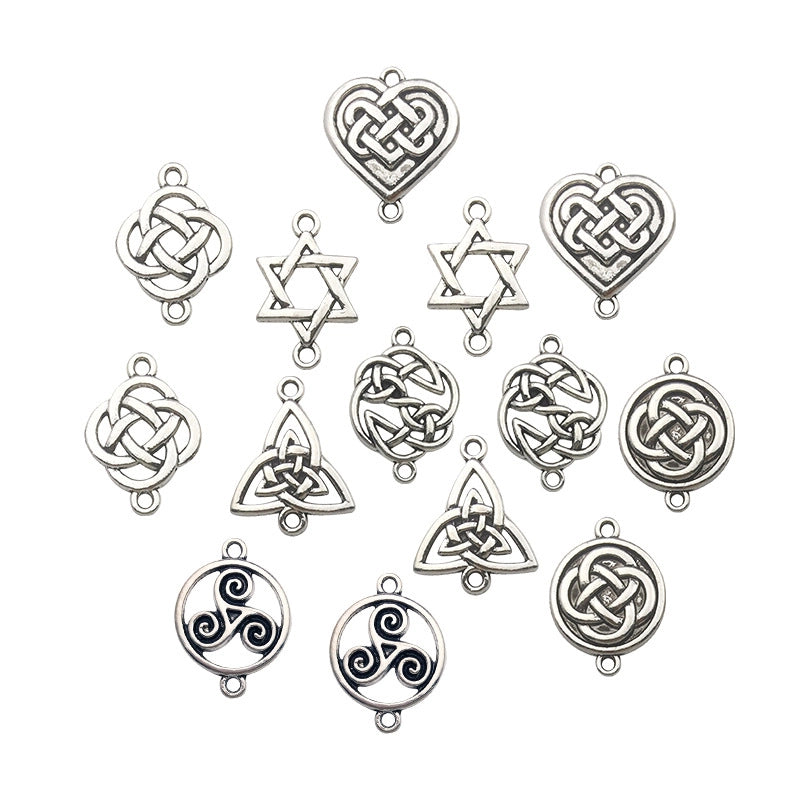 1 Piece 20 * 25mm Alloy Witches Knot Jewelry Accessories Pendant