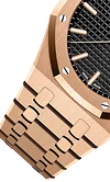 Rose Gold 904L Steel Black - Automatic Watch - 41mm