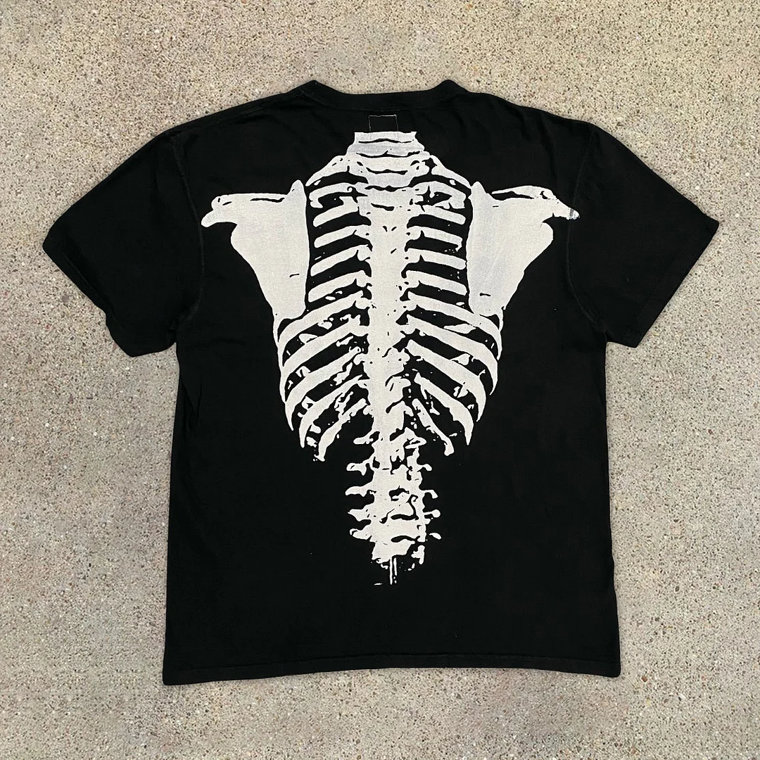 Bone casual street short sleeve T-shirt
