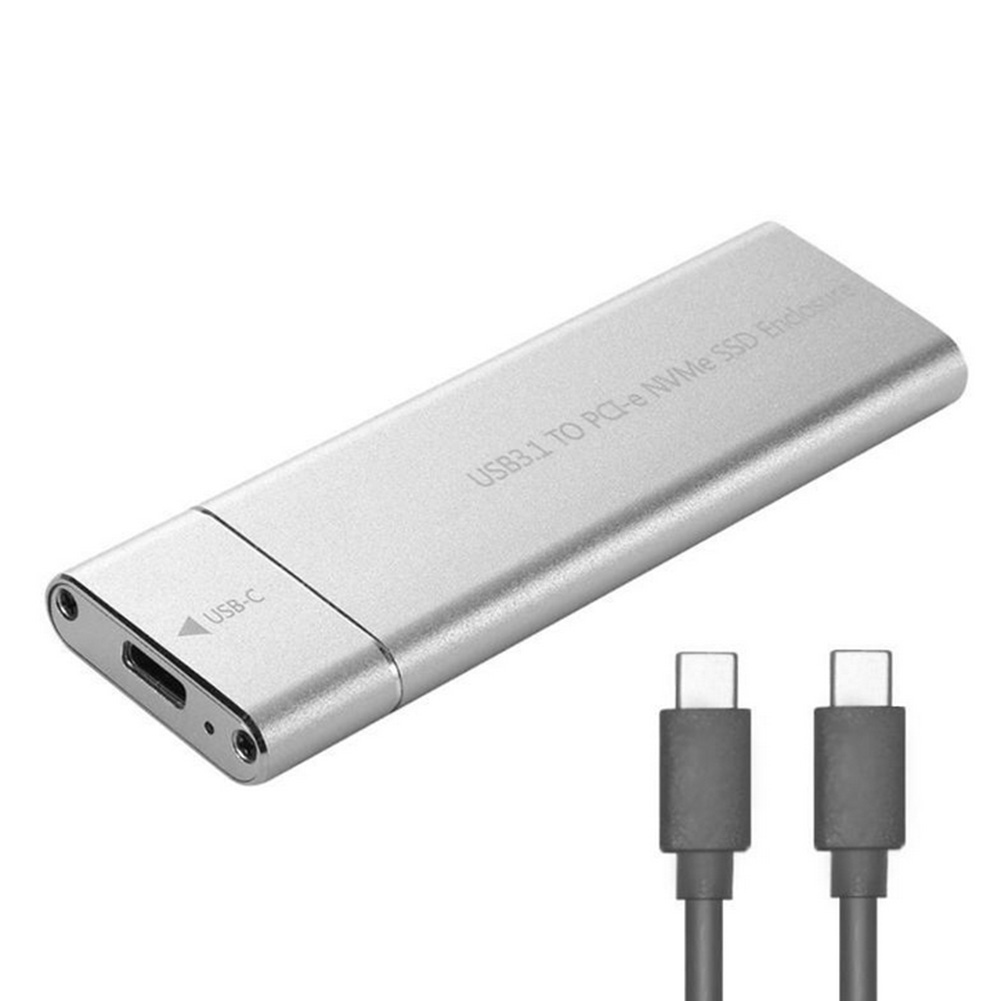 

USB Type-C M.2 NVMe SSD Enclosure M-Key PCI-E Case, 501 Original