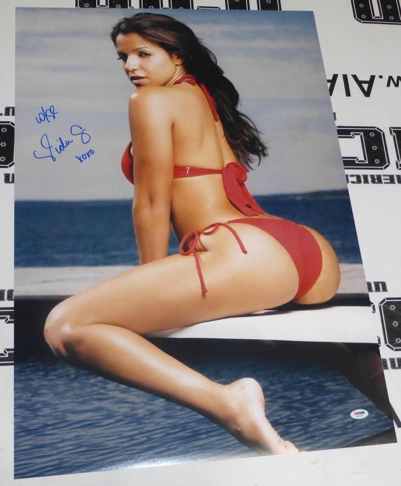 Vida Guerra Signed 20x30 Photo Poster painting Picture Poster PSA/DNA COA Autograph Playboy 2