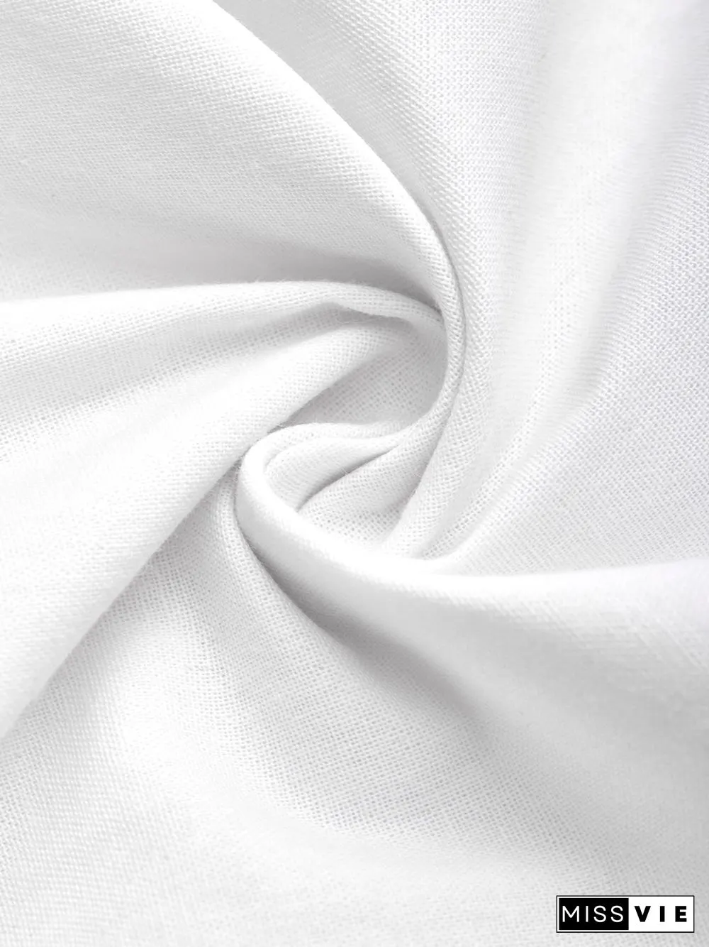 White Vintage Linen Pants