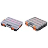 Double Side Tools Box Organizer Hardware Storage Box for Screws Nuts Nails Bolts