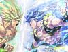 Broly vs Gogeta Decorative Painting - Dragon Ball - H-TWO Studio