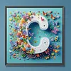 Butterfly Flower C 5D Partial Drill DIY Diamond Painting Kit 30*30cm