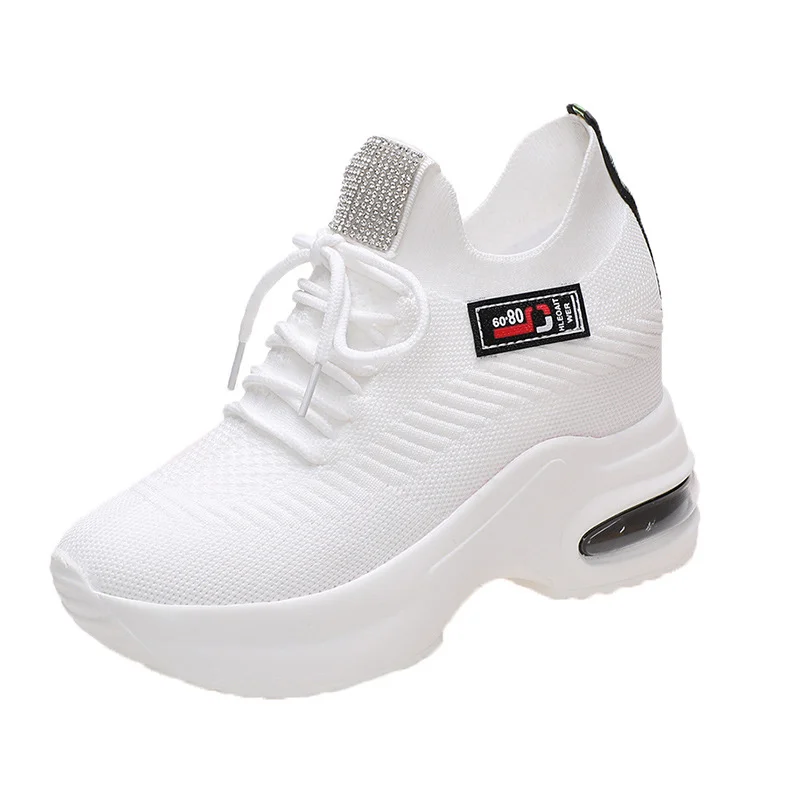 Tanguoant Tanguoant Increased Thick Platform Sneakers Lightweight Mesh Breathable Recreational Running Shoes In 2023 Fall New Women's Shoes Summer