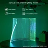Modern Curved RGB Table Lamps for Bedrooms and Desks - Futuristic Ambient Mood Lighting for Gaming Rooms