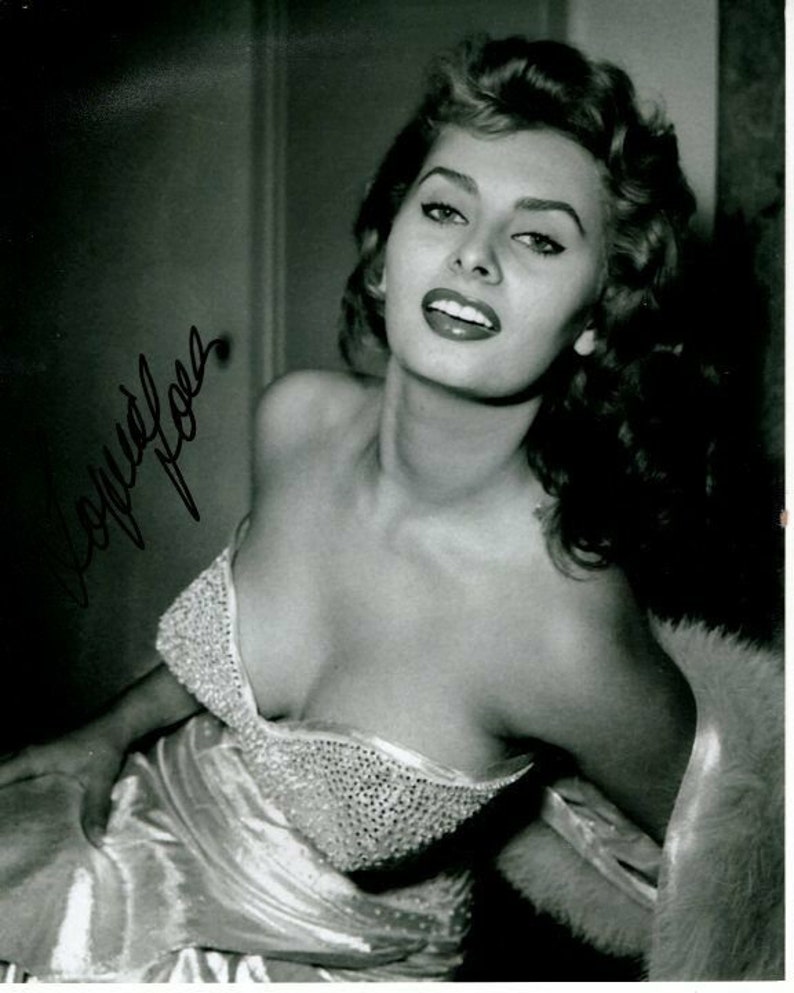 Sophia loren signed autographed Photo Poster painting