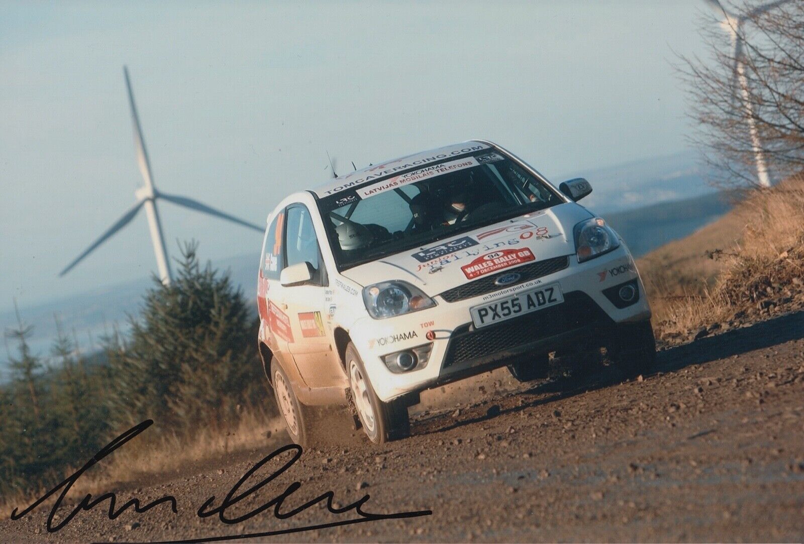 Tom Cave Hand Signed 12x8 Photo Poster painting - Rally Autograph 1.