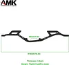 AMK 2Pcs DIY Upgrades Carbon Fiber Chassis Rails Cheater Rigs Frame Kit Adapt to 1/10 RC Crawler Racing Cars Body Axial SCX10 II Element Enduro for Experts