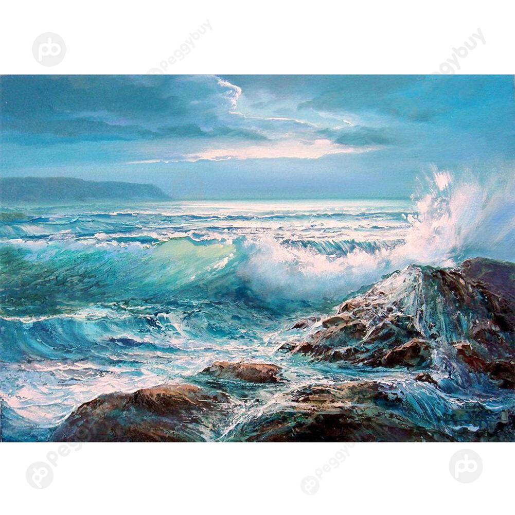 

40*50CM Paint By Numbers-Sea, 501 Original