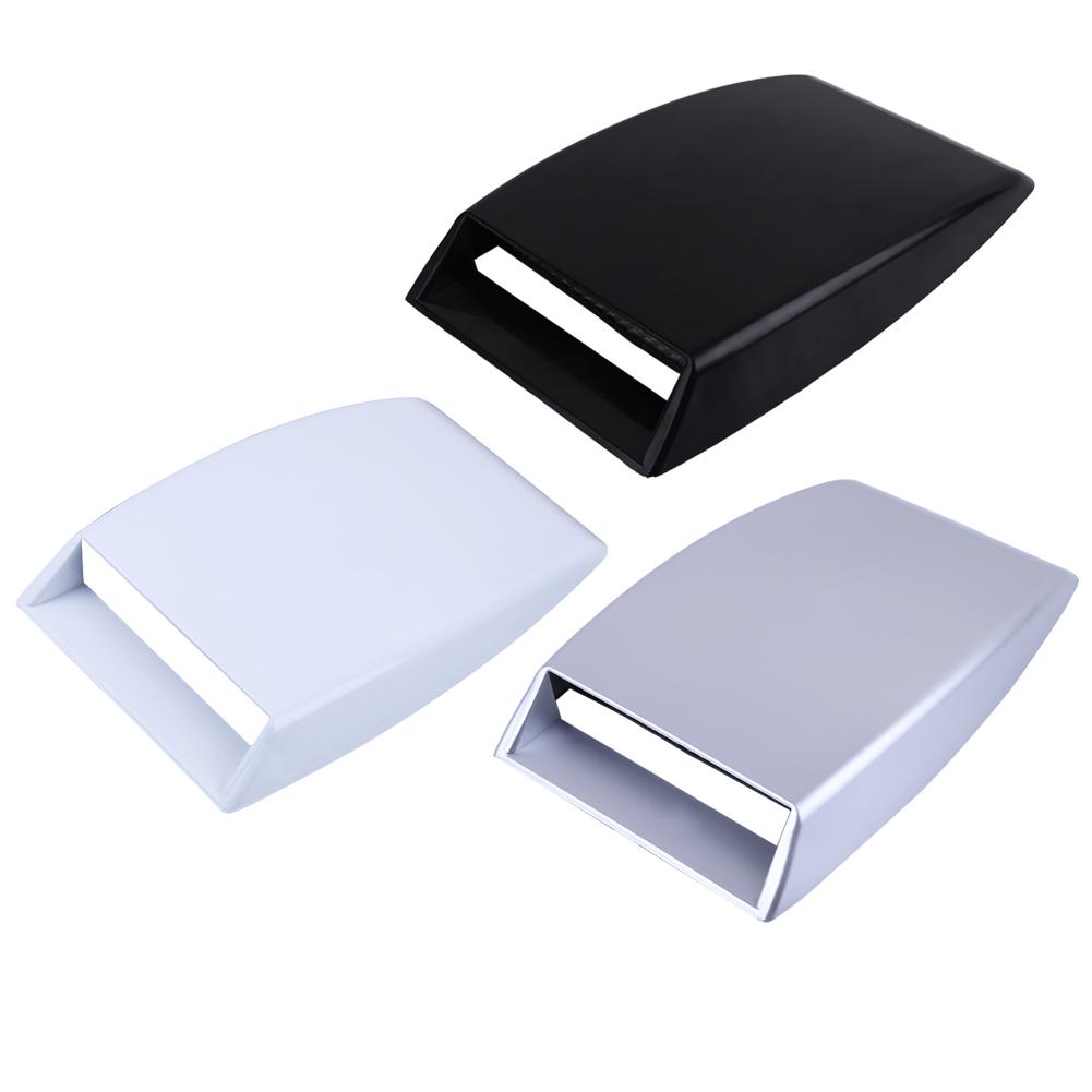

Car Decorative Air Flow Intake Scoop Bonnet Simulation Vent Cover Hood, Black, 501 Original