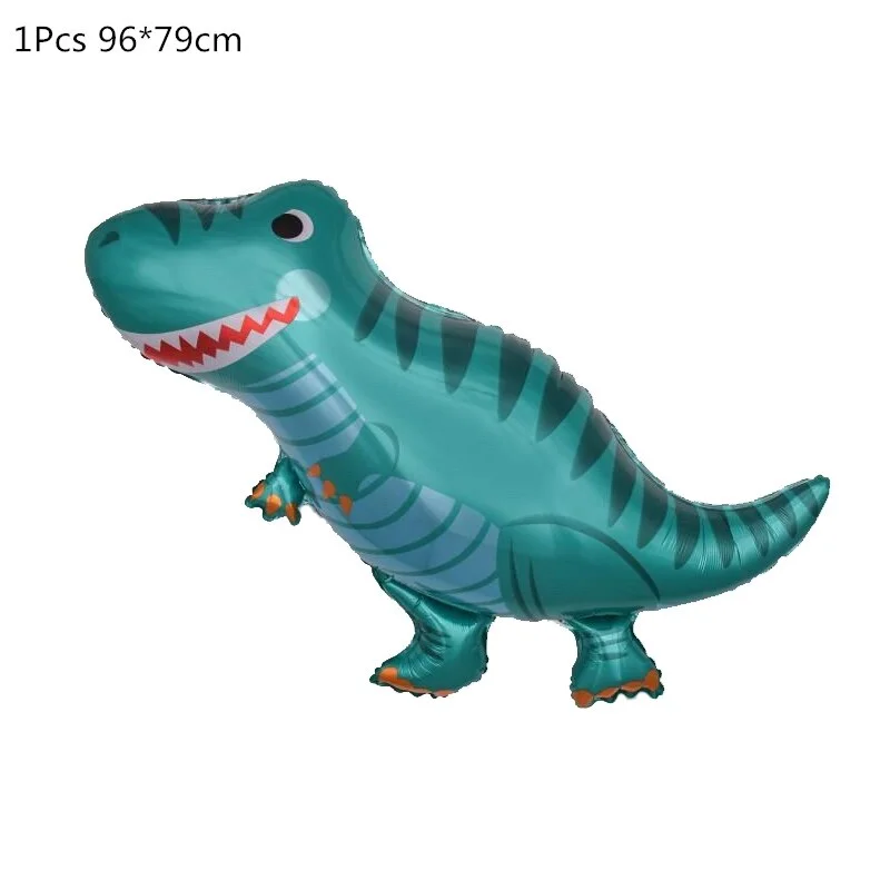 Dinosaur Birthday Party Dinosaur Foil Balloon Confetti Latex Ballons Dino Air Baloon Globos Kids Animal Jungle Party Decoration